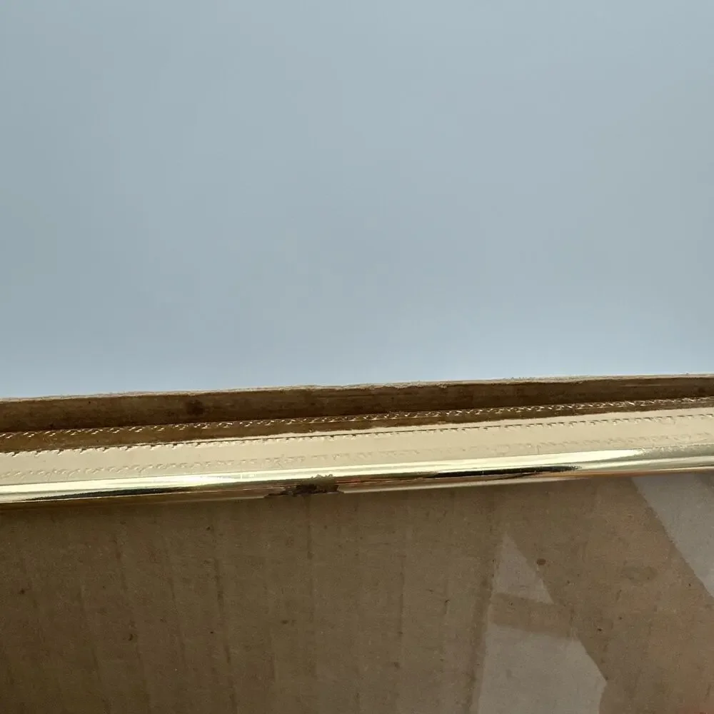 Ornate Gold Hinged 8x10 Double Frame Vintage Shadow Box Style
